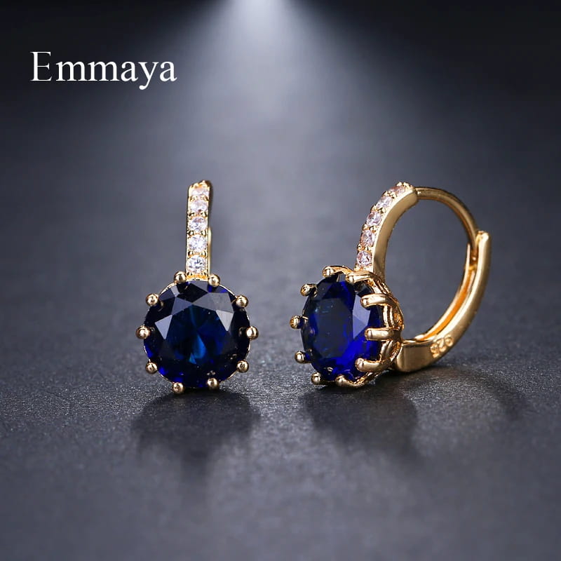 EMMAYA Stud Earrings Fashion Shimmery AAA CZ For Women Element Gifts Wholesale Chea Factory Price