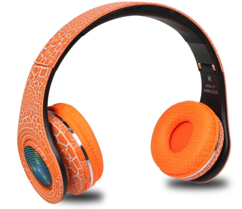 TOPROAD Casque Auriculares Bluetooth Headset Glowing LED Big Wireless Earphone Head Phone