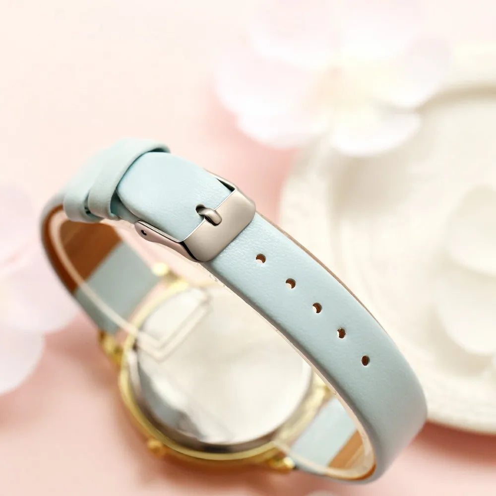 Flower Butterfly Ladies Bracelet Watch