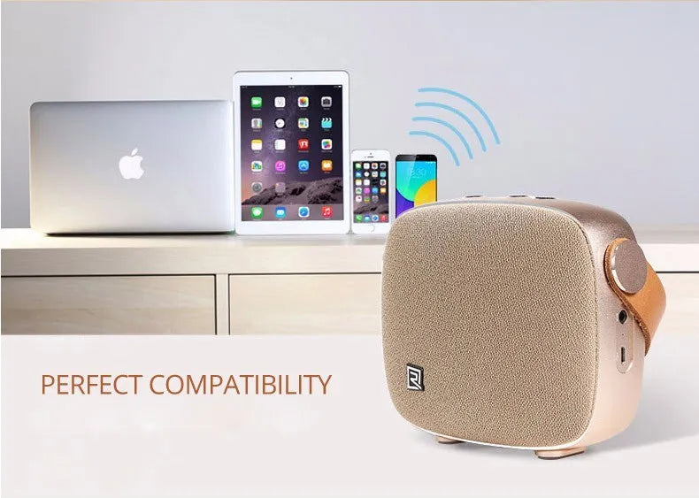 Remax M6 high quality mini portable desktop wireless Bluetooth audio HiFi support handsfree call NFC connection
