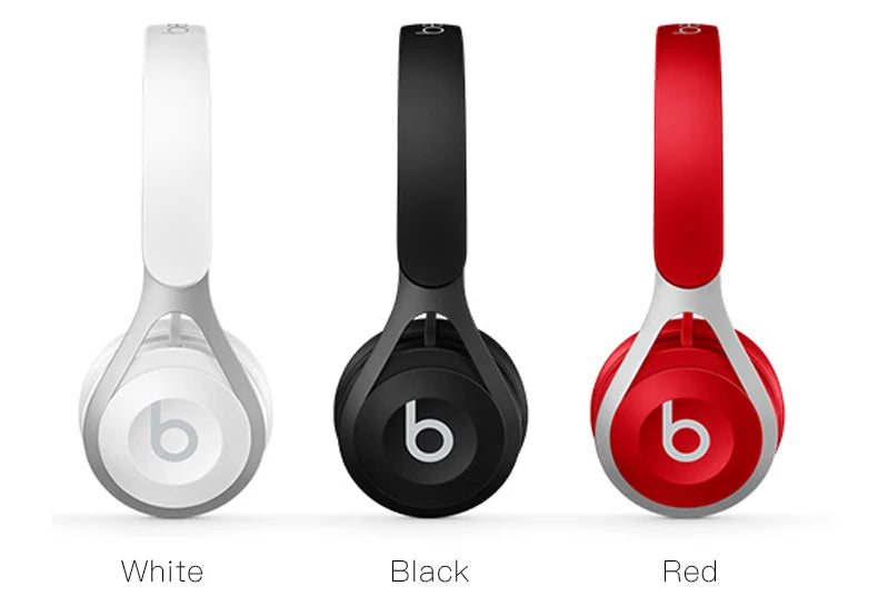 Beats EP Original Wired On-Ear Headphone Inline Volume Control Adjustable Noise Isolation Vertical Sliders Fine-tuned