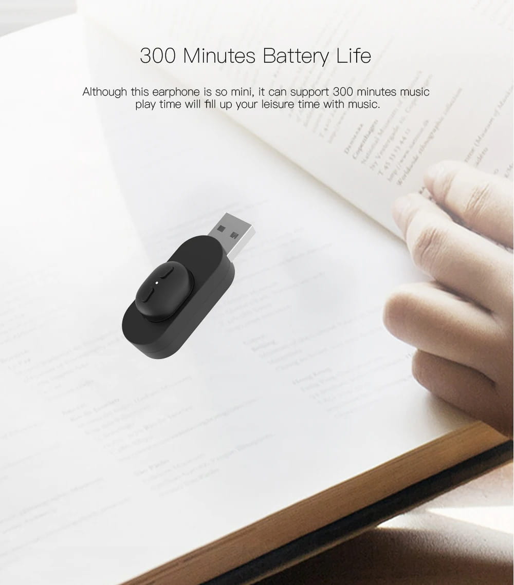 QCY Mini1 Teen Bluetooth Headset Magnet USB Charger Sport Wireless Headphone 3D Stereo