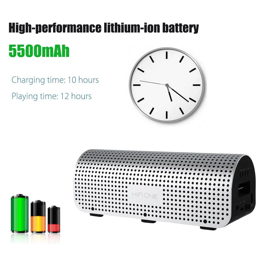 Remax H1 NFC Portble Bluetooth Speakers With Leather Straps Built-in 8800mAh Power Bank Support AUX-IN TF Card Surround