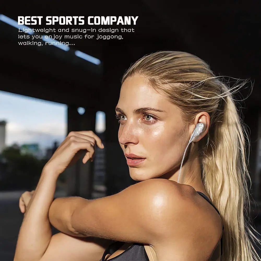 Dual Drive Stereo Wired Earphone In ear Headset Earbuds Bass Earphones For IPhone Samsung 3.5mm Sport Gaming With Micoup