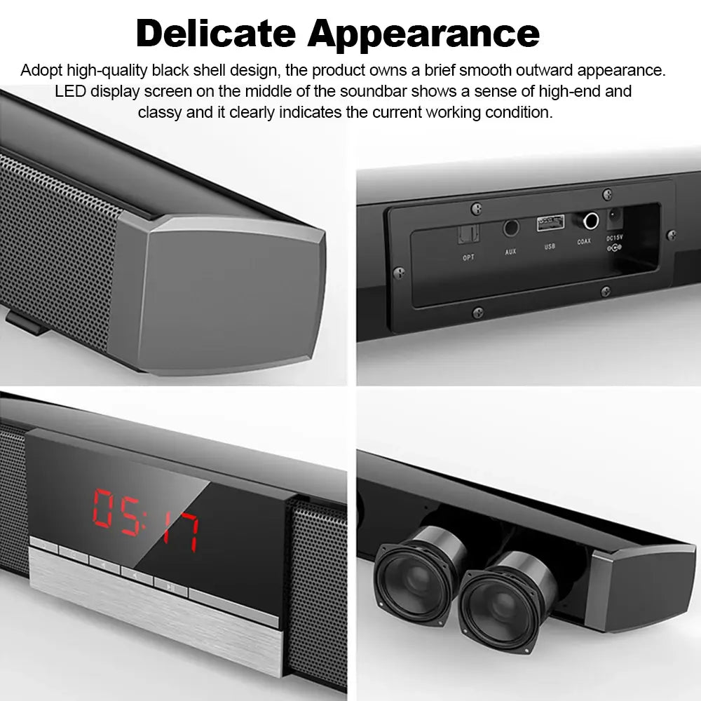 SR100 Plus Bluetooth Soundbar with Wireless Subwoofer