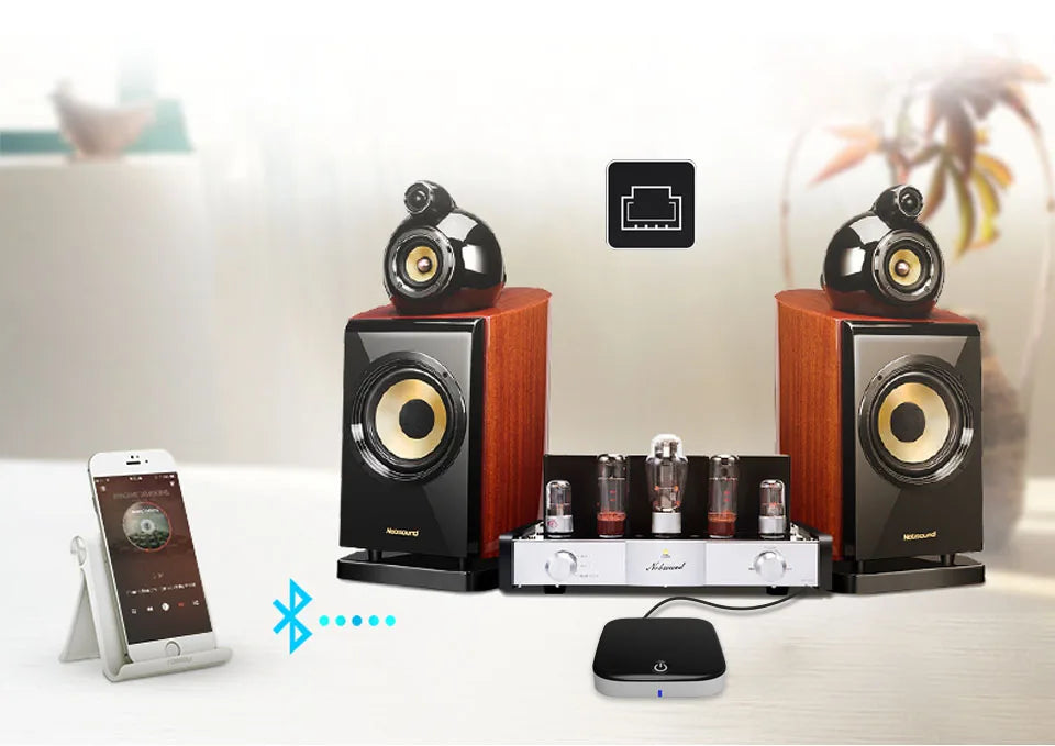 ANLUD Bluetooth Transmitter Receiver 2 In 1 Wireless Audio Adapter