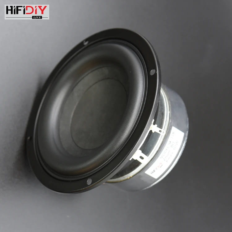 HI-FI DIY AUDIO 4.5 inch 60W Round Woofer Speaker High power BASS Home Theater 2.1 Subwoofer Unit 2 Crossover
