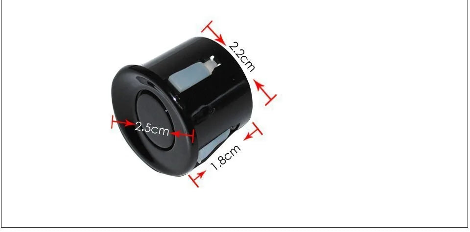 Car Auto Parktronic LED Parking Sensor With 4 Sensors Reverse Backup Radar Monitor Detector System Backlight Display