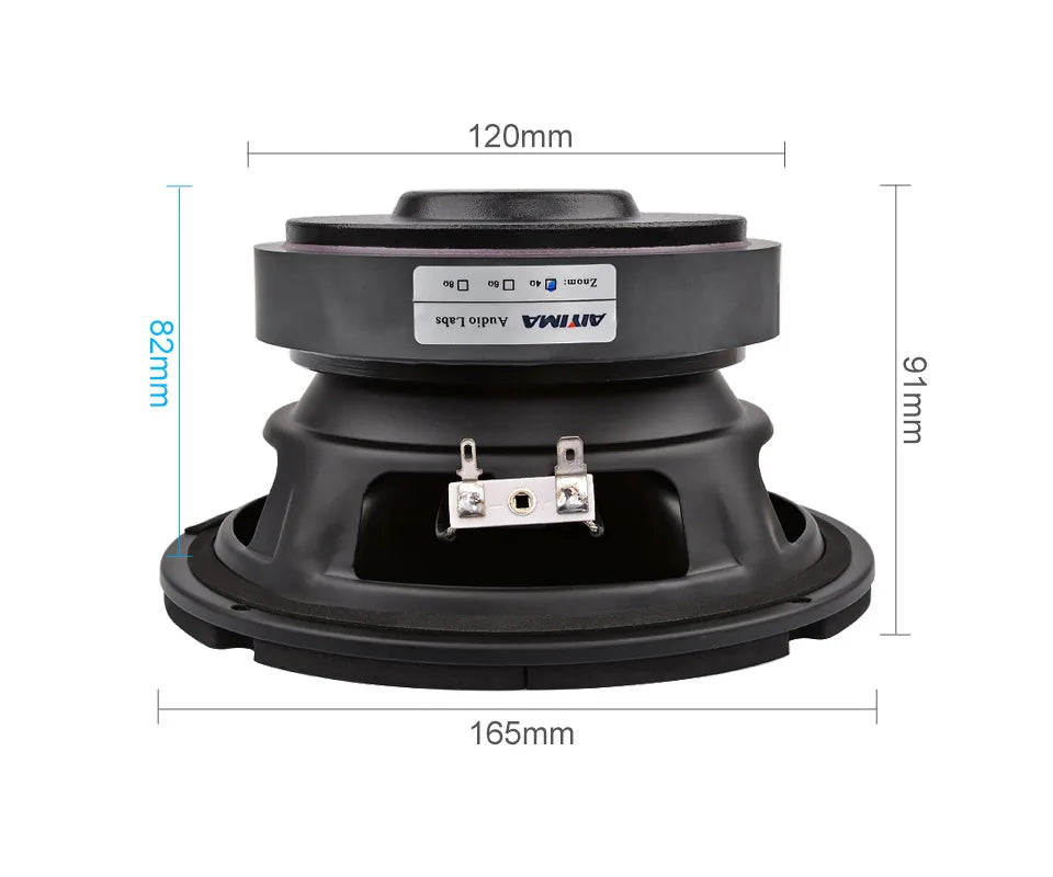 AIYIMA 6.5 Inch Subwoofer Speakers Home Theater Car Audio High Power 4 8 Ohm 100W Hifi Fever Woofer Loudspeaker