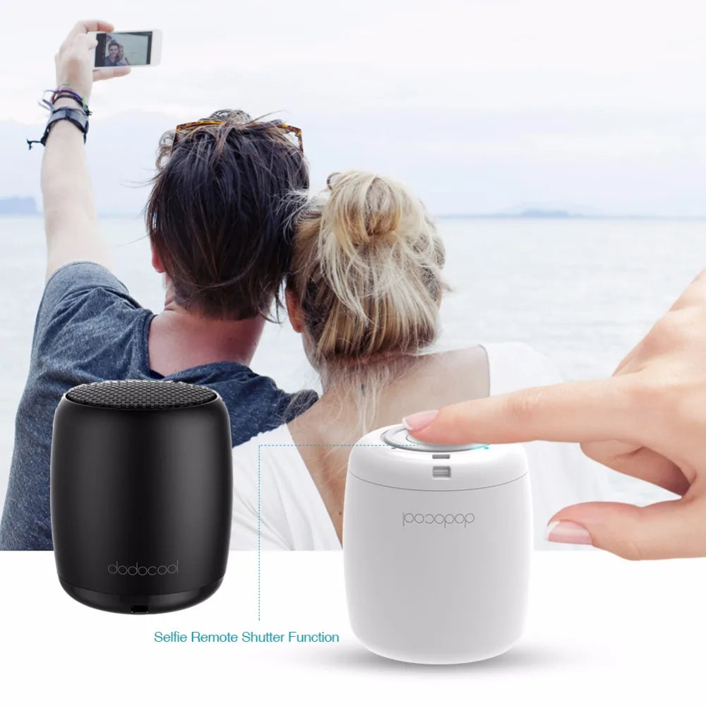dodocool Loudspeaker Bluetooth Speaker Portable Stereo Handsfree Music Square Box Mini Wireless for Compute Phone PC