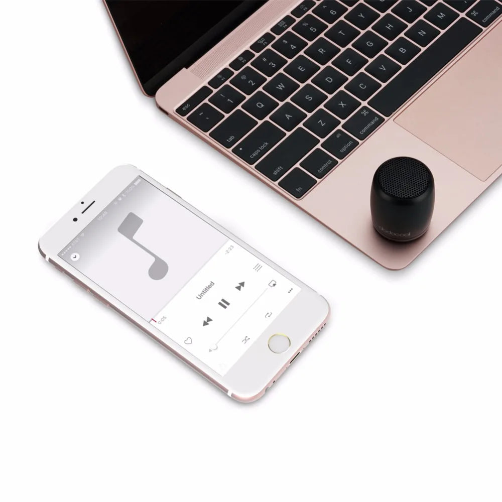 dodocool Loudspeaker Bluetooth Speaker Portable Stereo Handsfree Music Square Box Mini Wireless for Compute Phone PC
