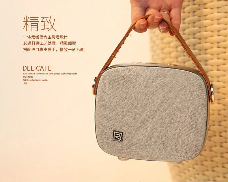 Remax M6 high quality mini portable desktop wireless Bluetooth audio HiFi support handsfree call NFC connection