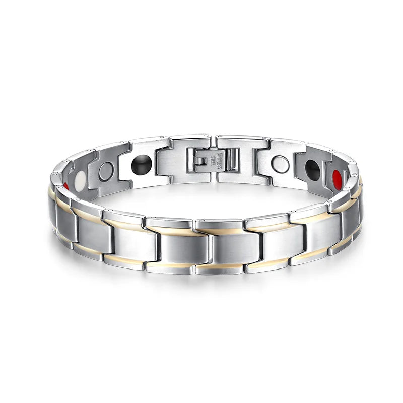 Vnox Trendy Magnet Bracelet Bangle for Women Men