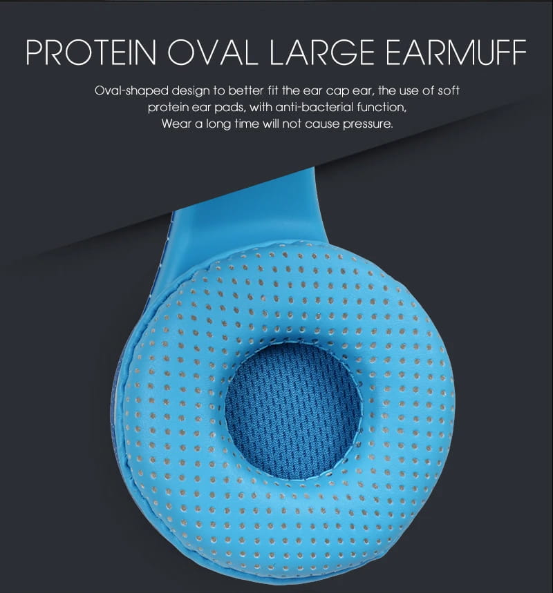 TOPROAD Casque Auriculares Bluetooth Headset Glowing LED Big Wireless Earphone Head Phone