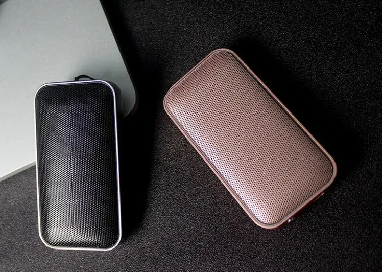 BT207 Portable Pocket Wireless Bluetooth Speaker Mini Small Metal Music Sound Box Handsfree Outdoor Bass Subwoofer