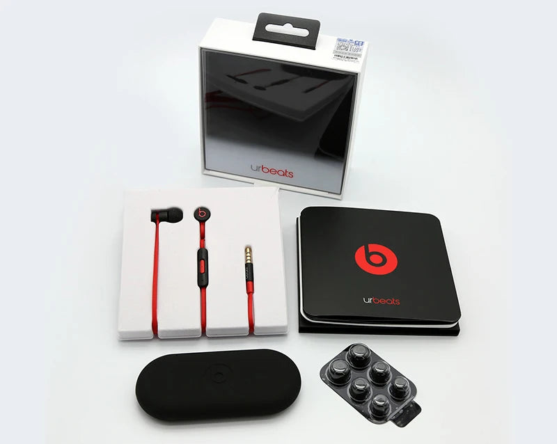 Beats UrBeats 2.0 Super Bass Music Earphone with Microphone Active Noise Cancelling 3.5mm In-Ear for Moble Phone