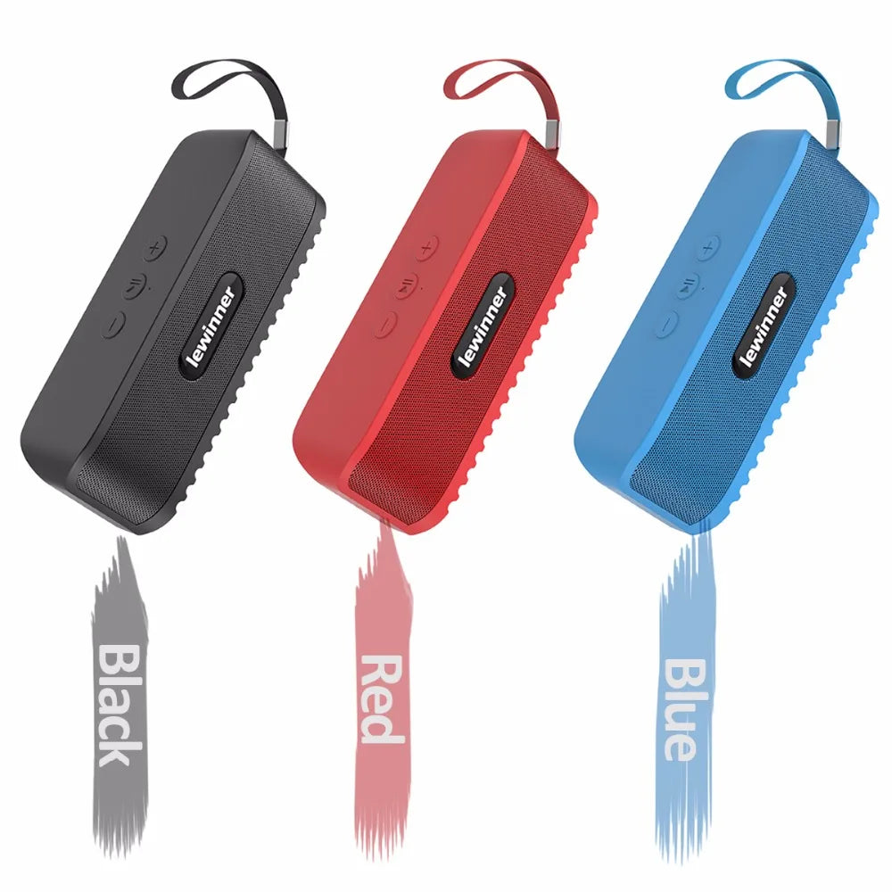 Lewinner 802 Mini Bluetooth speaker Portable Wireless Clumn Home Theater Sound System 3D stereo Music