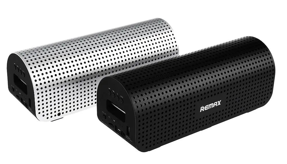Remax H1 NFC Portble Bluetooth Speakers With Leather Straps Built-in 8800mAh Power Bank Support AUX-IN TF Card Surround