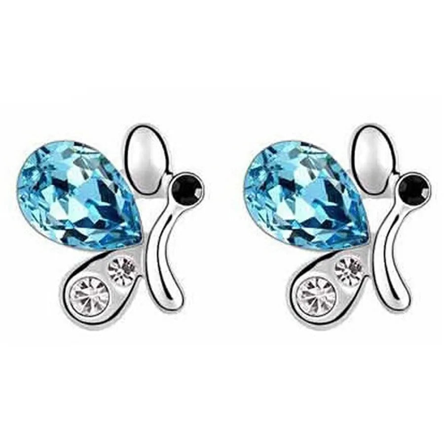 Butterfly Jewelry Sets Necklace Earring Bracelet