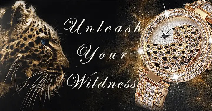 MISSFOX Rose Gold Chrono Watch