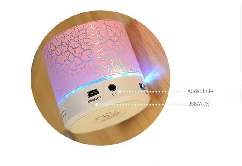 A9 LED Bluetooth Speaker Mini Speakers Hands Free Portable Wireless With TF Card Mic USB Audio Music Player