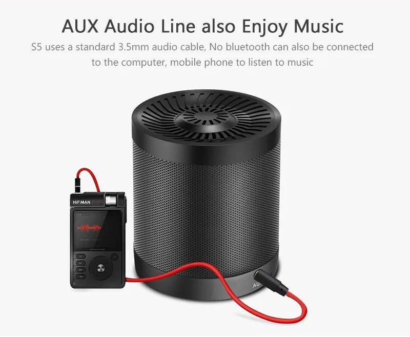 ZEALOT S5 Portable Bluetooth Speaker Column Wireless Subwoofer Super Bass Stereo USB TF Card Play With Microphone