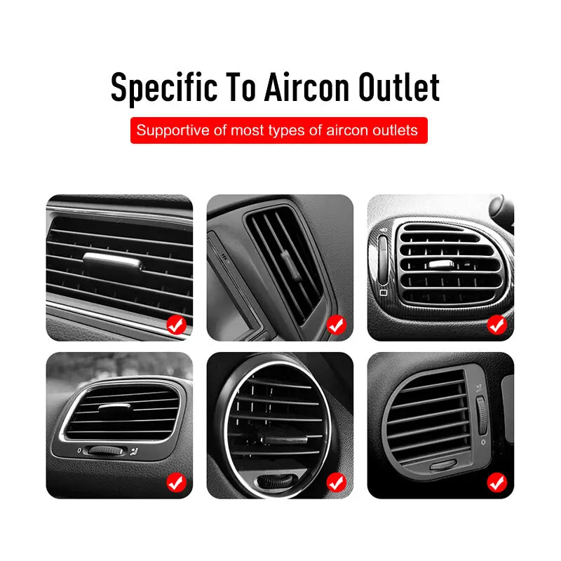 Automatic Clamping Wireless Car Charger Air Vent Phone