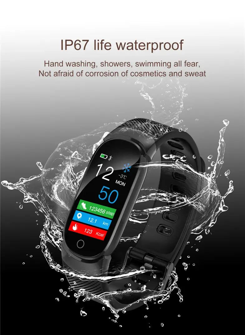 QW16 Smart Bracelet Fitness Tracker Band 3 Heart Rate Monitor Waterproof Pedometer Sport Watch Fashion Wristband
