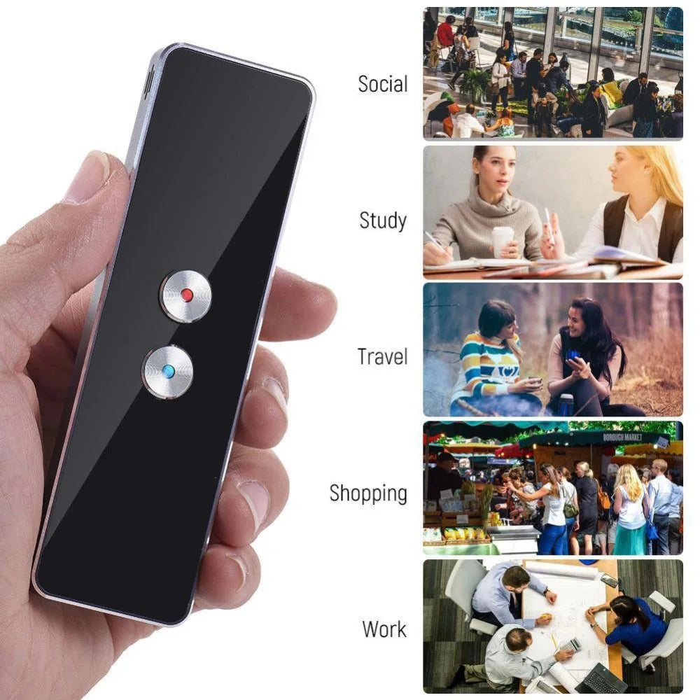 Portable Smart Voice Translator Upgrade Version for Learning Travel Business Meeting 3 in 1 voice Text Photo Language