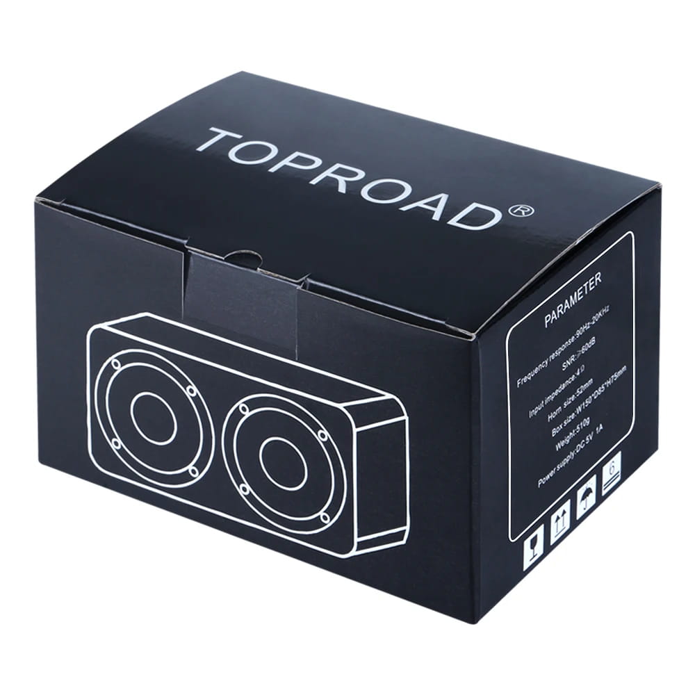 TOPROAD Wooden Wireless Bluetooth Speaker Portable HiFi Shock Bass Altavoz TF FM Radio Soundbar