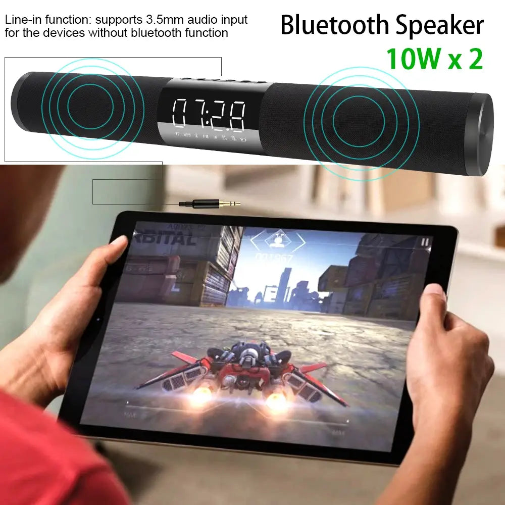 TOPROAD Bluetooth Soundbar with Subwoofer