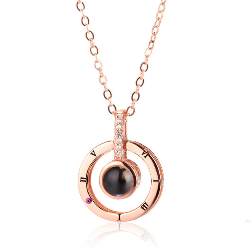 Romantic Projection Necklace for Weddings