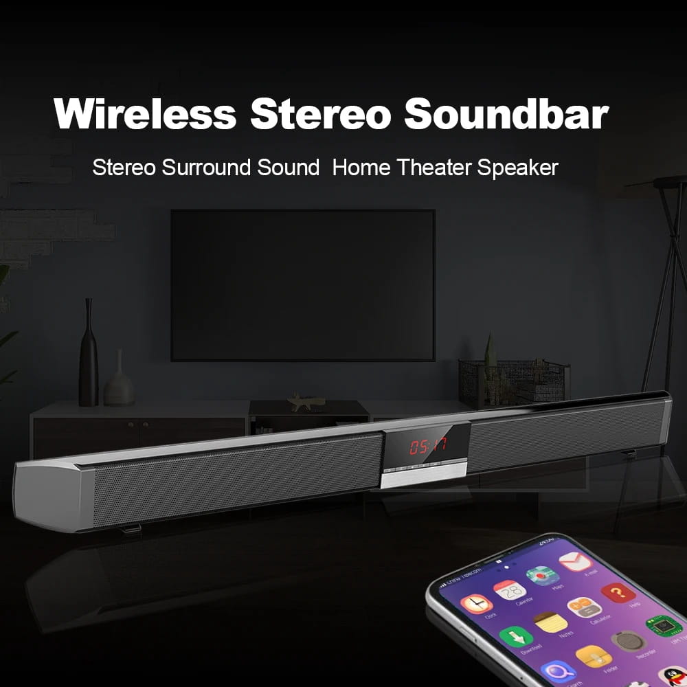 SR100 Plus Bluetooth Soundbar with Wireless Subwoofer