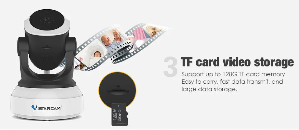 VStarcam HD Indoor Wireless 720P Security IP Camera Surveillance WiFi CCTV Pan