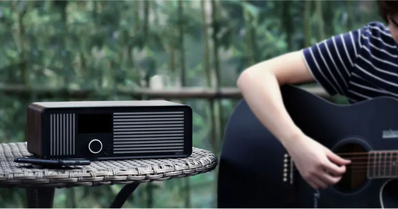 REMAX Retro Wood Dual Loudspeakers Wireless Bluetooth Speaker Support AUX Radio Fm For Xiaomi Iphone Samsung