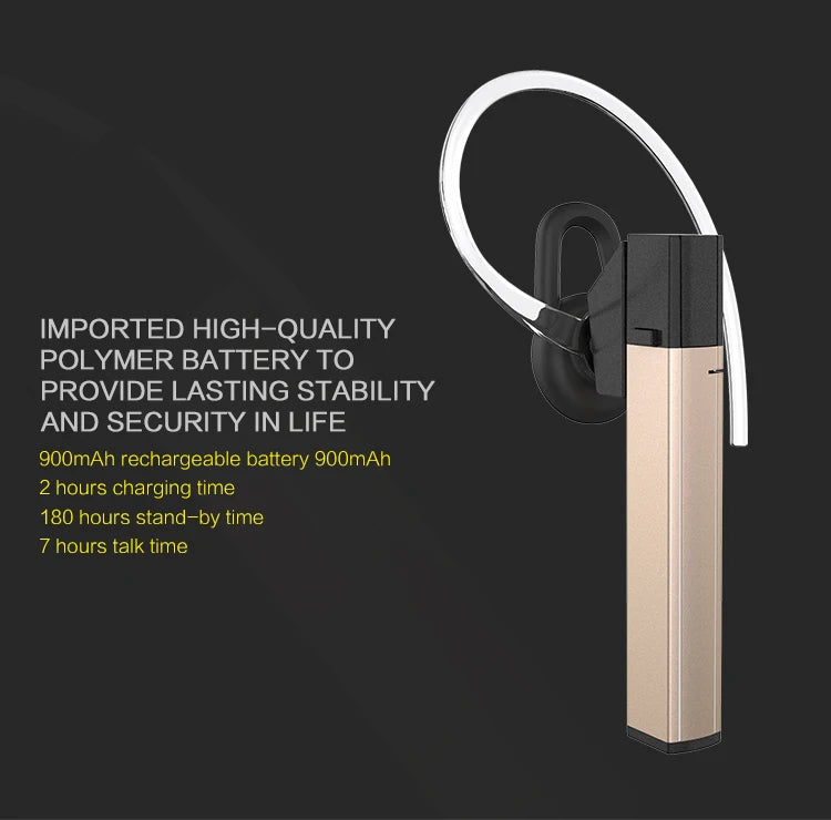 Awei A831BL Business Mono Wireless Earphone Bluetooth Headphones Hands Free With Microphone