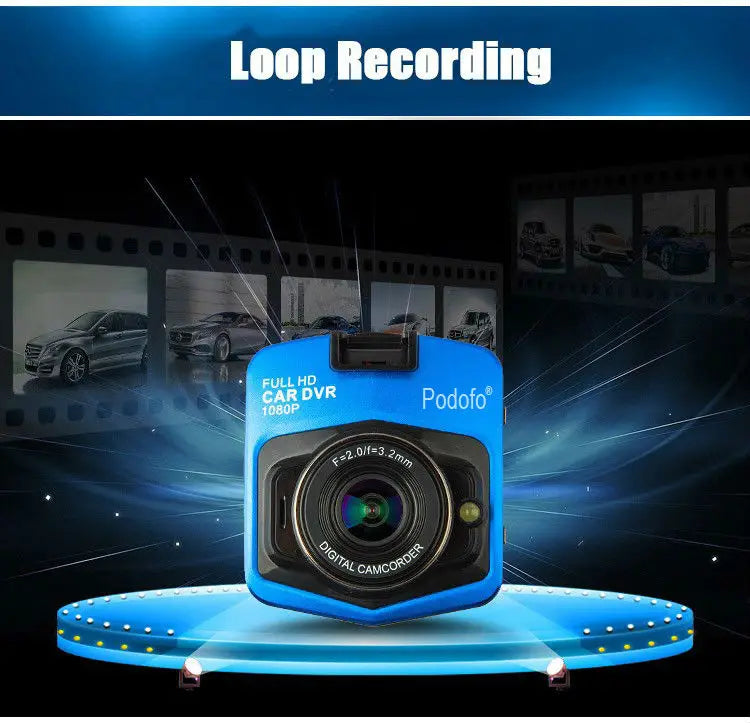 Original Podofo A1 Mini Car DVR Camera Dashcam Full HD 1080P Video Registrator Recorder G-sensor Night Vision Dash Cam