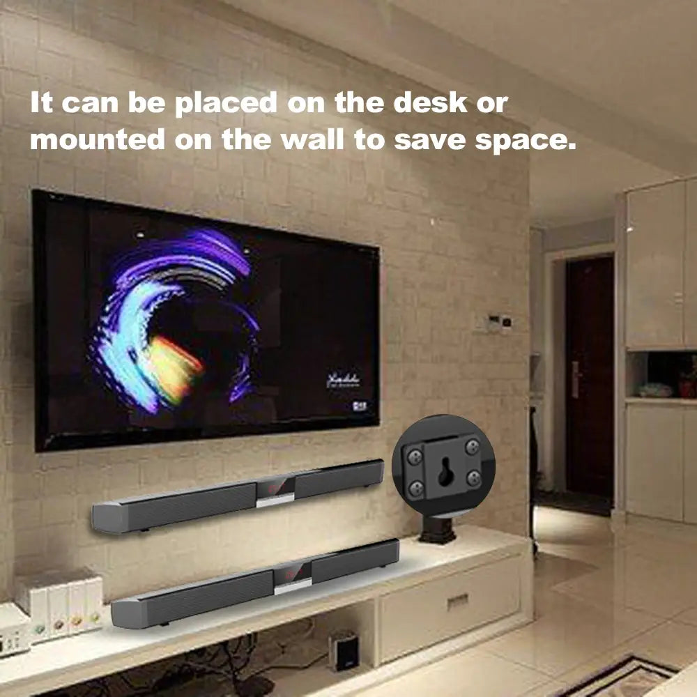 SR100 Plus Bluetooth Soundbar with Wireless Subwoofer