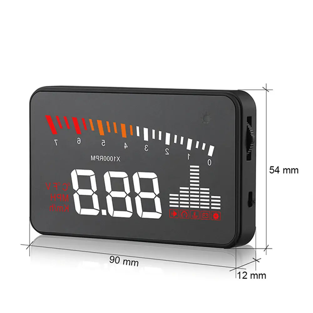 X5 Car HUD Head Up Display OBD II EOBD Automatic Matching