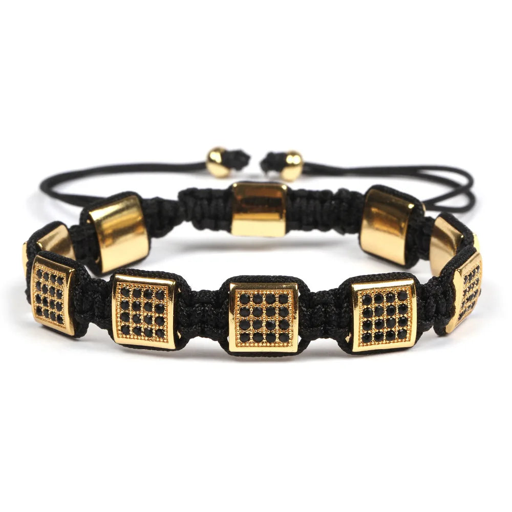 Charms Bracelet Men Jewelry Braiding Macrame Bracelets Pulseira Masculina Gift Erkek bileklik