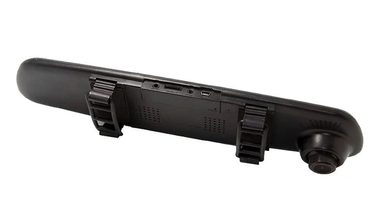 ANLUD Car Camera DVR Dual Lens Dash Cam Rear View Mirror Auto Video Recorder GPS Detector