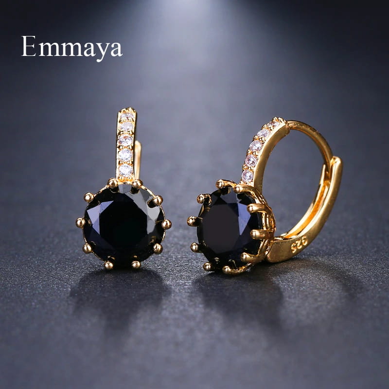 EMMAYA Stud Earrings Fashion Shimmery AAA CZ For Women Element Gifts Wholesale Chea Factory Price