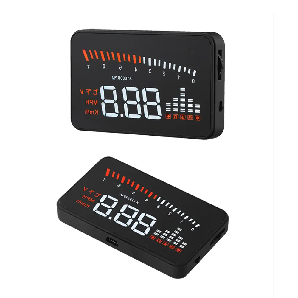 X5 Car HUD Head Up Display OBD II EOBD Automatic Matching