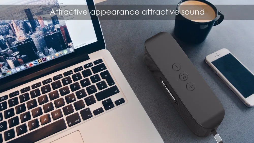 Lewinner 802 Mini Bluetooth speaker Portable Wireless Clumn Home Theater Sound System 3D stereo Music