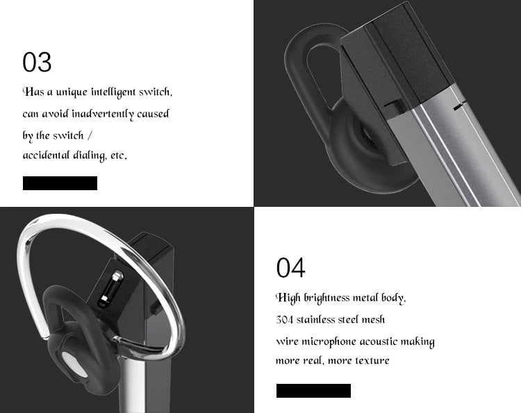 Awei A831BL Business Mono Wireless Earphone Bluetooth Headphones Hands Free With Microphone
