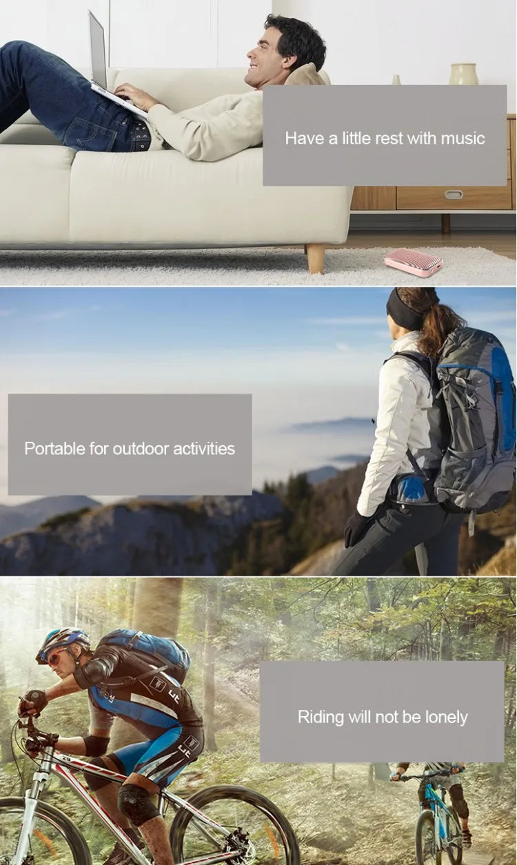 BT207 Portable Pocket Wireless Bluetooth Speaker Mini Small Metal Music Sound Box Handsfree Outdoor Bass Subwoofer