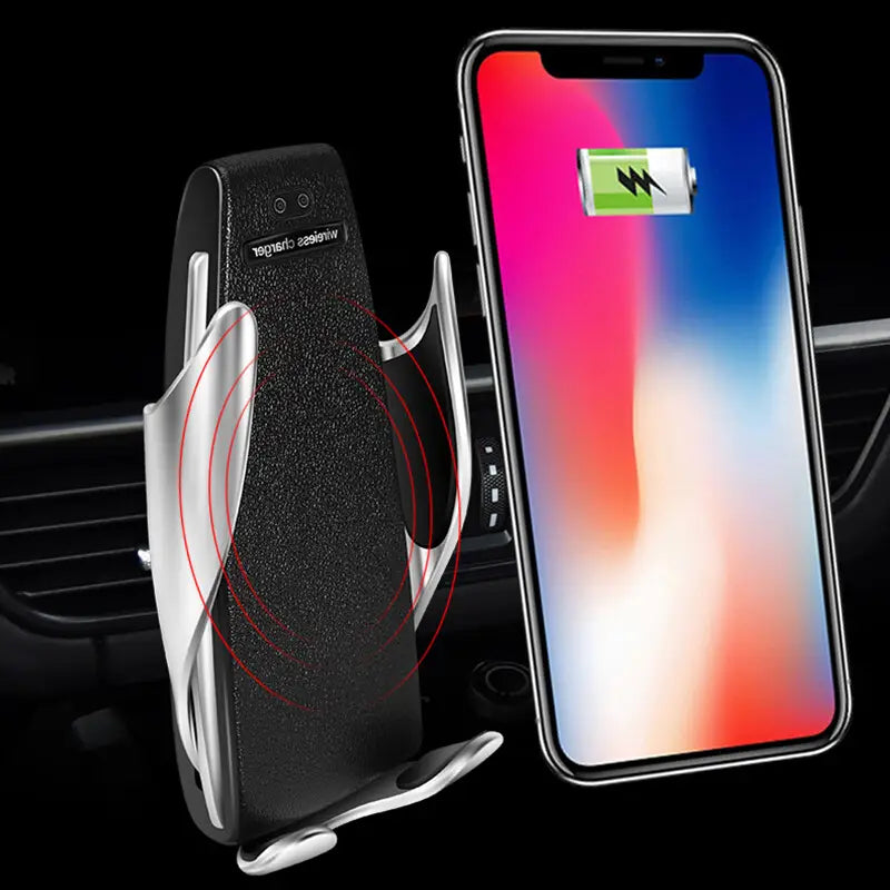 Automatic Clamping Wireless Car Charger Air Vent Phone