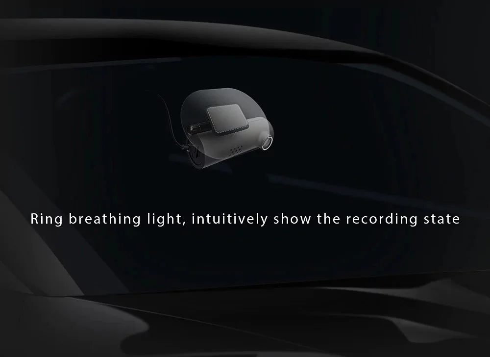 Xiaomi 70 Minutes Smart WiFi DVR 130 Degree Wireless Car Dash Cam 1080P Full HD Night Version G-Sensor Driving Recorder