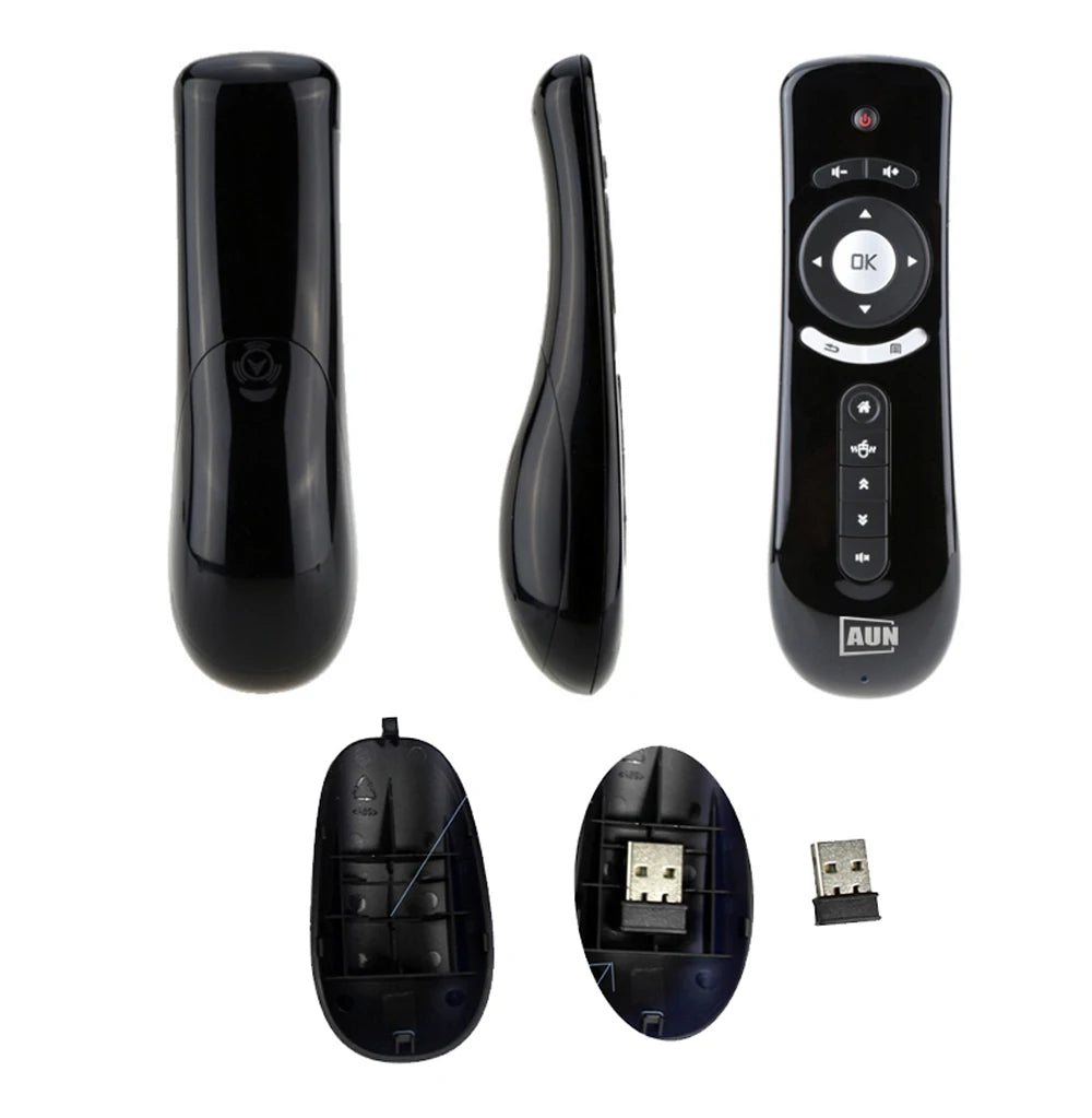 AUN DLP Portable Projector Q8 Set in Android 5.1 WIFI. 10900mAH Battery Power Bank for LED Use as Bluetooth Speaker