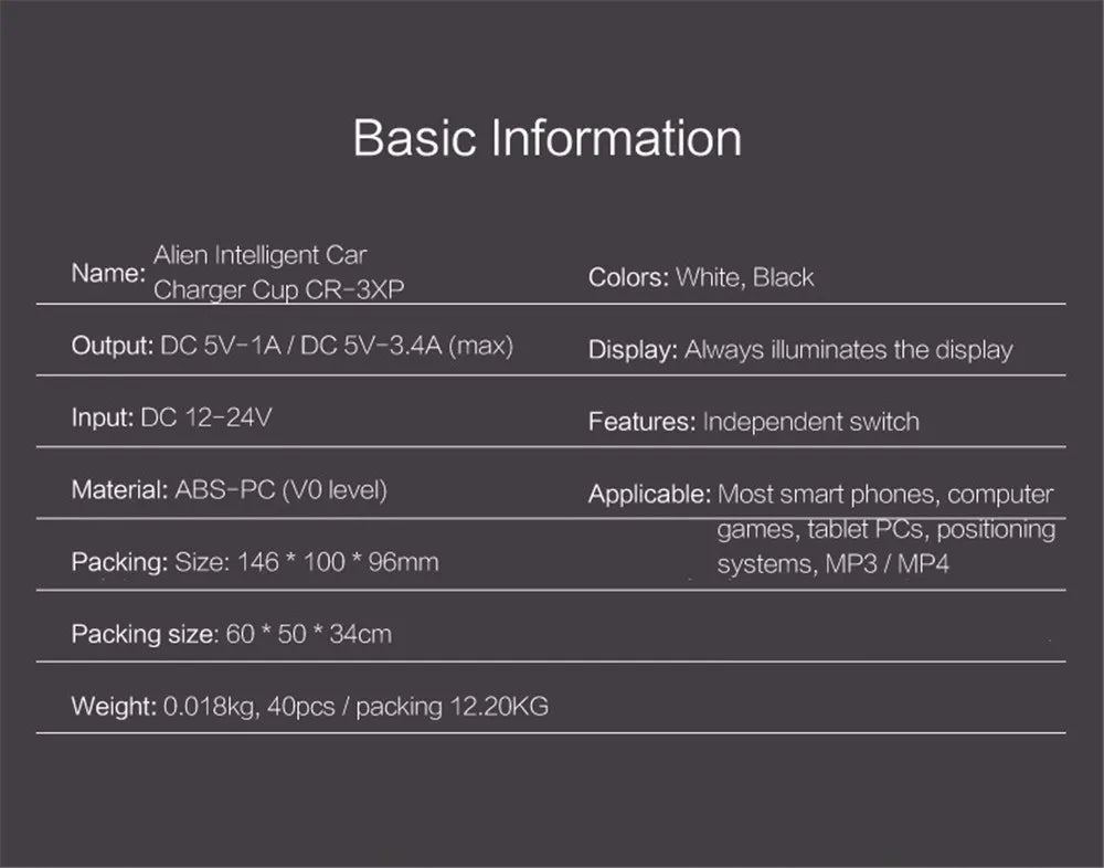 Remax Smart Car Cup 3 USB Charger Cigarette Lighter Voltage Display Plug Socket Splitter